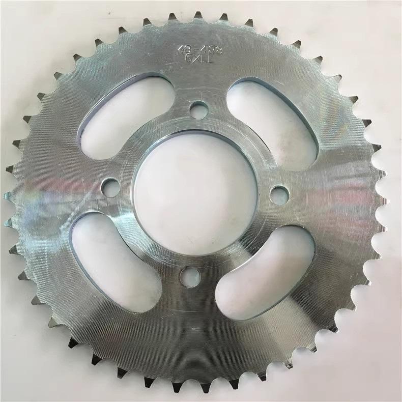 Compatible Chain Set: Zuanbao HJ125K & GS125, GN125 Size Sprockets & Chain Gears