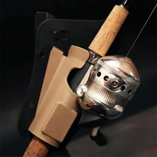 1/2Pcs Slide-in Fishing Rod Hip Holster Portable Waist Inserter Quick Release Universal Easy To Install Hands-Free Adjustable Fishing Pole Holder