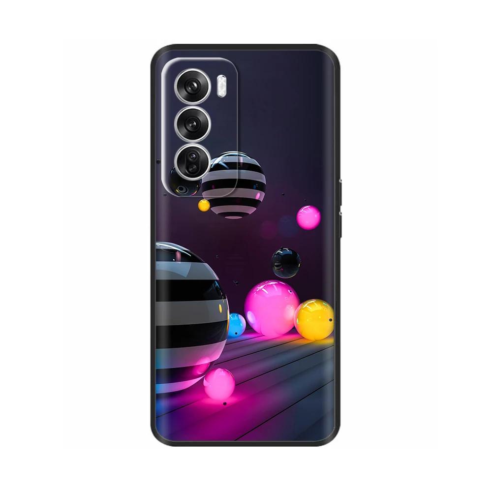 For OPPO Reno 12 5G Case New Fashion Painted Cover Silicone Soft TPU Phone Cases For OPPO Reno 12 Pro 5G Shell reno12 Pro Fundas