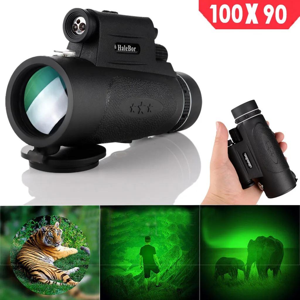 Outdoor Day Night Vision Monocular, Weatherproof Hiking Telescope, Waterproof Optical Scope