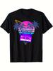 T-Shirt Y2k 90s Retro Vaporwave T Black
