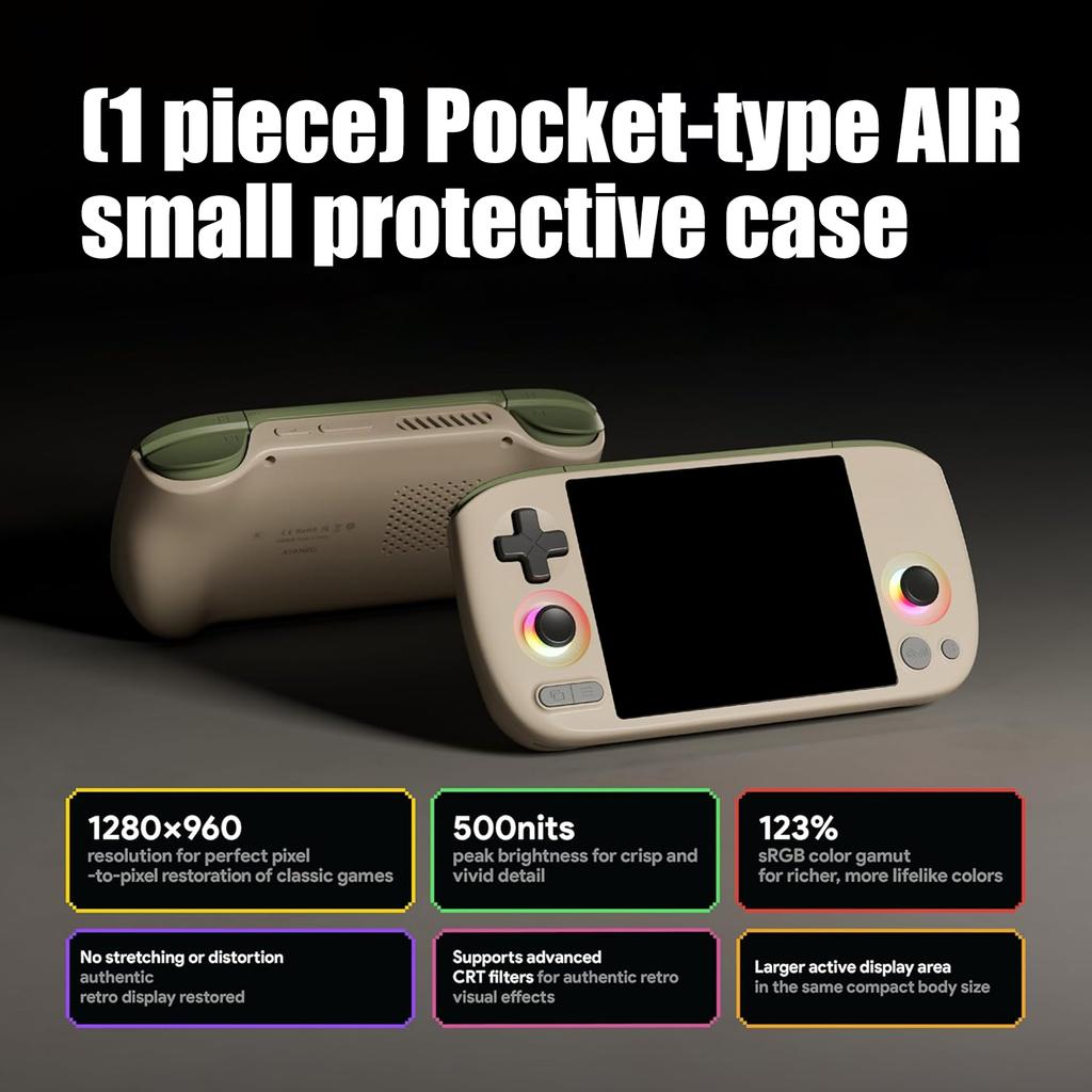 Game Console Housing Cover for Pocket AIR Mini TPU Skin Sleeve Waterproof Protective Case Scratchproof Shell