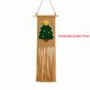 25x60cm Christmas Tapestry Tassel Fringe Holiday Wall Decoration  Woven Wall Decor