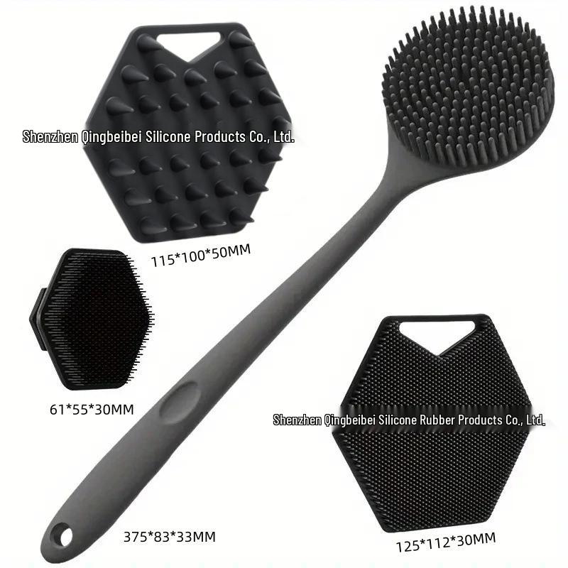 Upgraded Silicone Exfoliating Bath & Scalp Scrubber