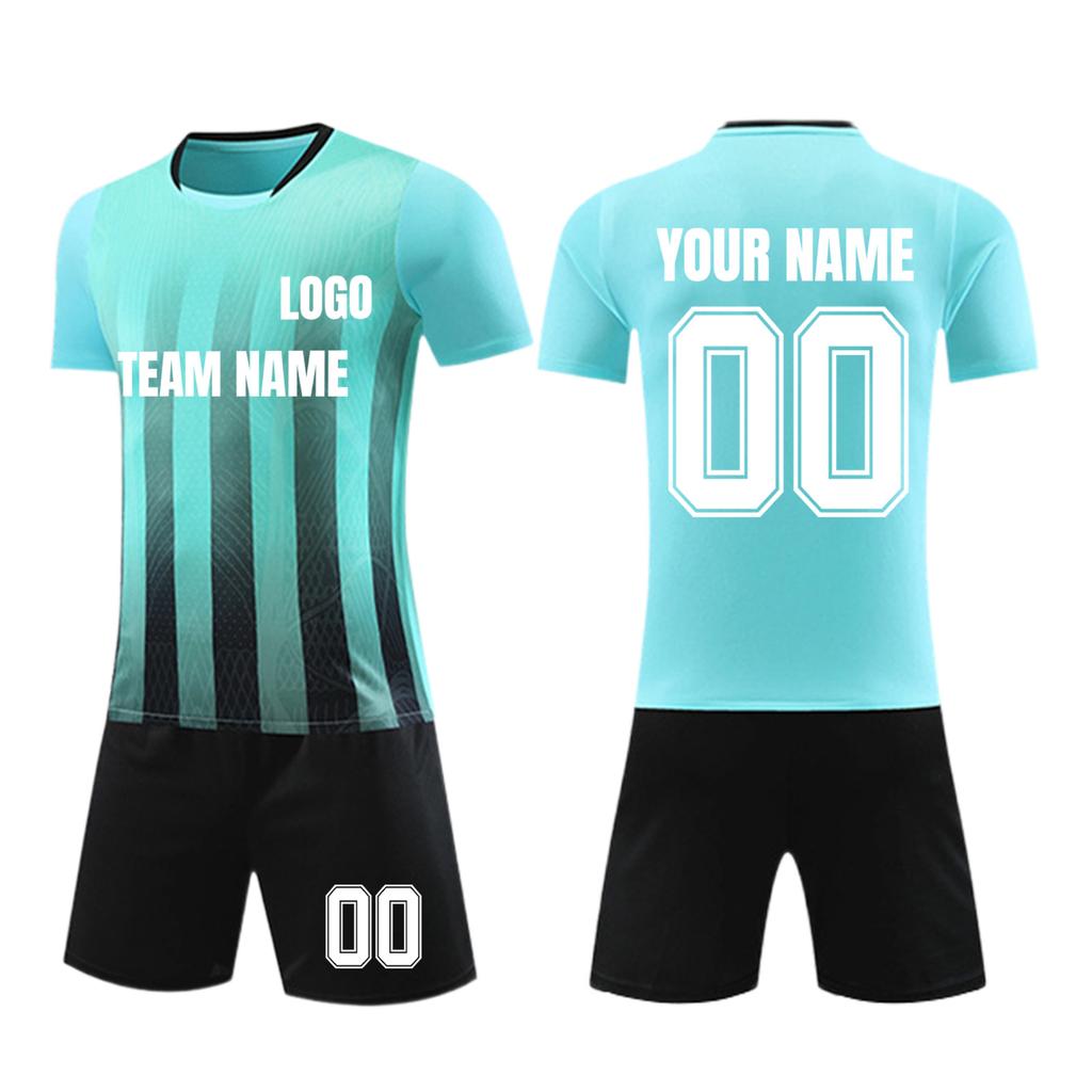 Personalised Shirts Kit Mens Girls With Name Number Custom Football Jerseys For Boys Training Suit