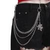 Hosenkette Punk Jeans Geldbörsenkette Schmuck Unisex Hosen Verzierungen Ästhetische Halloween Kette für den täglichen Gebrauch und Partys