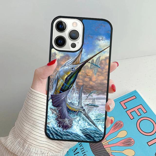 Trout Fishing phone Case Cover For iPhone 17 Air 16 15 14 Plus Apple 11 12 13 Pro Max coque