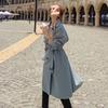 Women's Mid-Length Korean-Style Loose Trench Coat - British Design, Spring & Autumn 2025 Trend