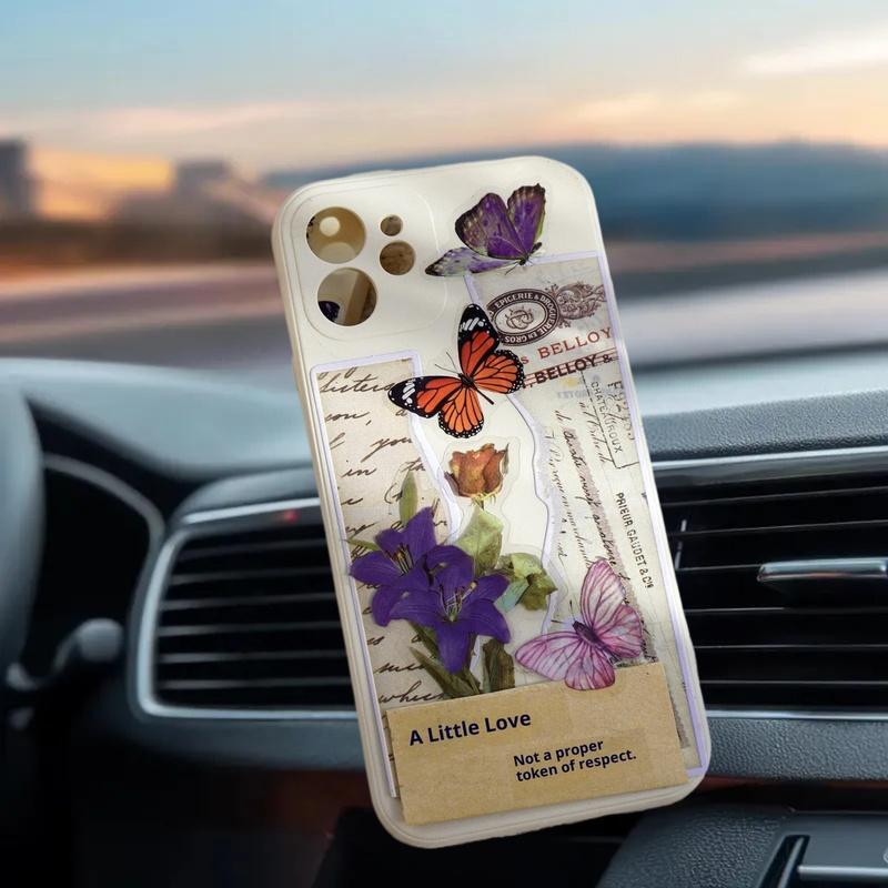 Butterfly Series Waterproof PET Stickers Pack of 40; Suitable for Art Collage & DIY Scrapbooking.