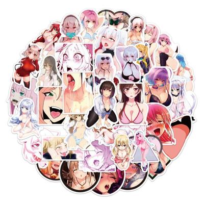 Yeni 50 Adet Anime Hentai Seksi Pinup Tavşan Kız Waifu Çıkartma Etiket Bavul Dizüstü Bilgisayar Araba Kamyon Su Geçirmez Araba Çıkartması Kız Oyuncakları