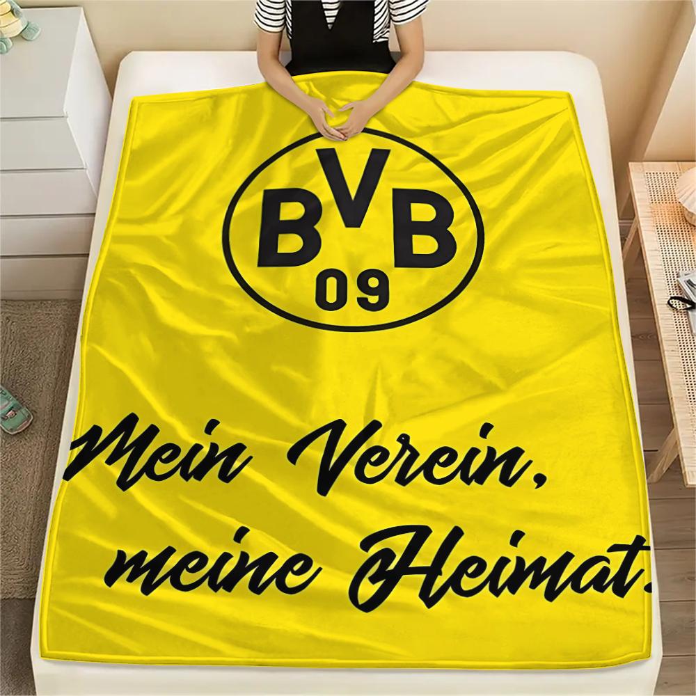

1 шт. Фланелева ковдра з принтом BVB, Висока якість, Для всіх сезонів, Декор для дому, Тепло та затишок, Ідеально для Різдвяних подарунків 150cm x 200cm