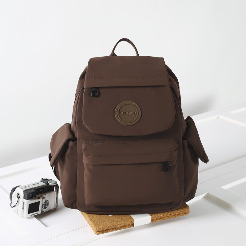 Women's Travel Outdoor Nylon Backpack Student Book Nylon Lightweight Small Backpack