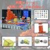 Minecraft-inspired Building Blocks Set, 150 Pieces + 4 DIY Characters, Underground Miner Theme Set, 3D Puzzle, Minecraft-inspired Toy, Educational