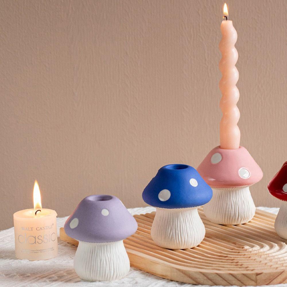 Cute Painted Mushroom Vase Ins Style Ceramic Vase Modern Hydroponic Mushroom Vase  Table чёрный