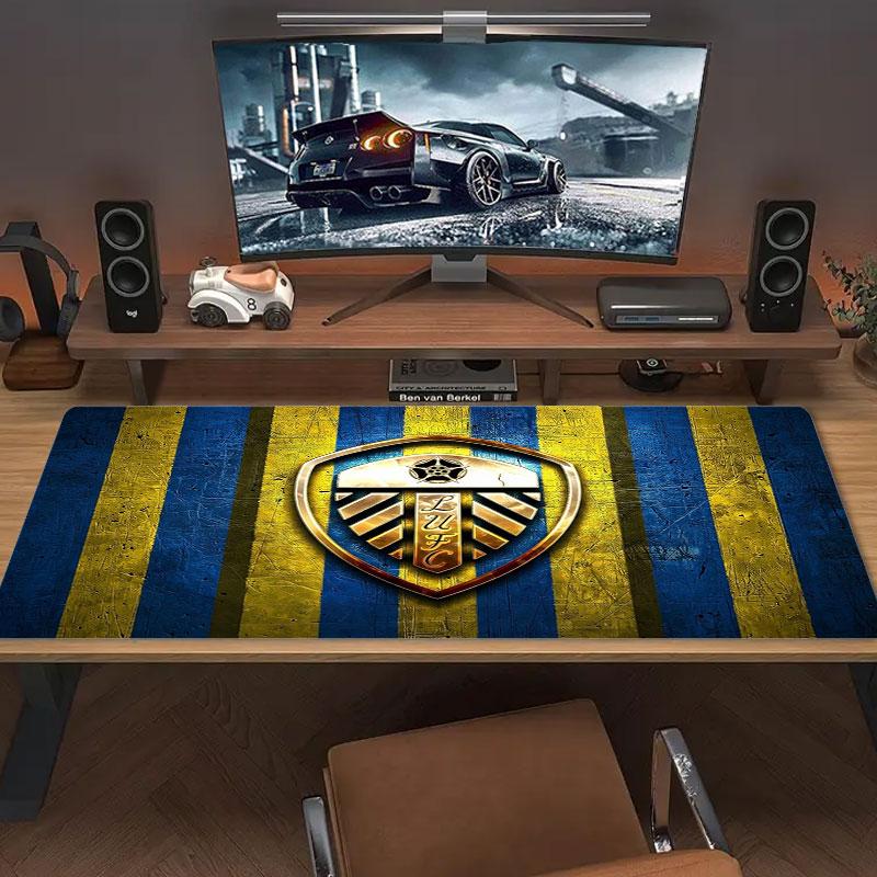 Leeds United Football Club Large Size Mouse Pad Large Gaming Table Cushion Non-slip Laptop Tablet Big Mousepad XXL Mat Mini PC Playmat With Lock edge