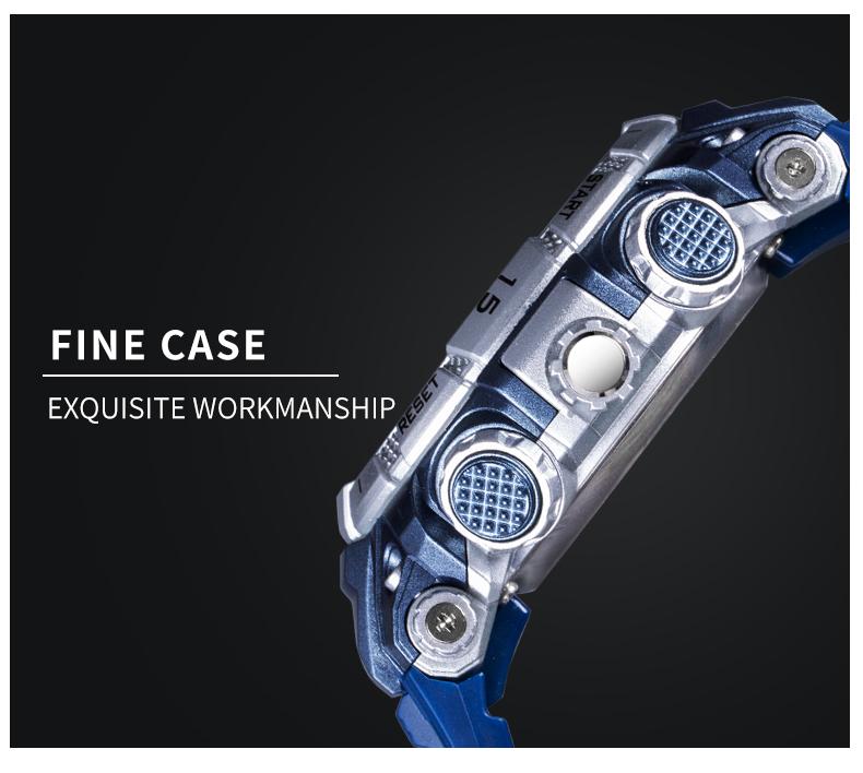 Quartz Watch For Men SMAEL Watch Waterproof Stopwatch LED Watches Male Clock 1921 Sport Watches Men Relogio Masculino Digital