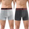 4 Pieces/pack Mens Polyester Boxer Briefs Letter Belt Men's Panties New Boxers Underwear For Man Shorts Sexy Men Underpants