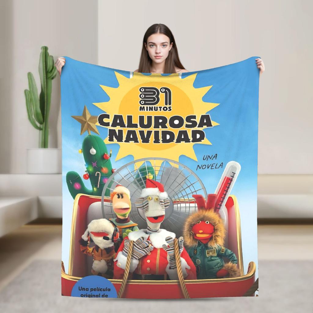 31 Minutos Comedy Blanket Multi-size Soft Fuzzy Plush  Throw Blankets for Couch Sofa and Bed