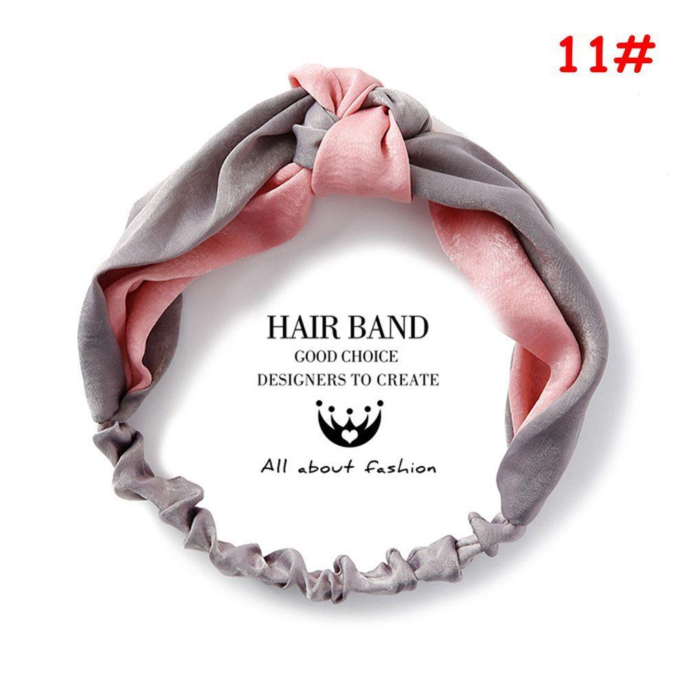 Multi-color Knotted Yoga Floral Turban Women Headband Elastic Hairband Headwrap