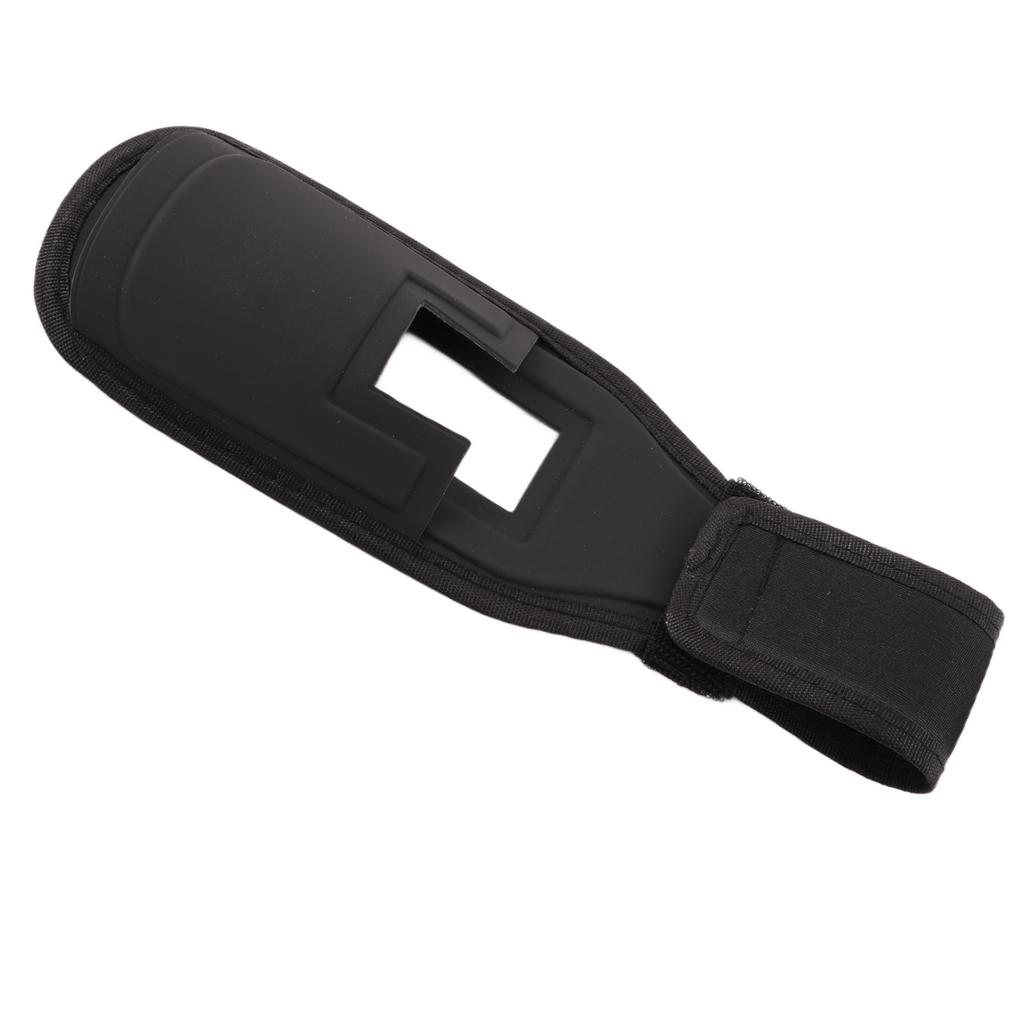 Fishing Rod Belt Black Adjustable Waterproof TearProof Waist Pole Belt Holder for Fishing Control Device(Flat Pattern )