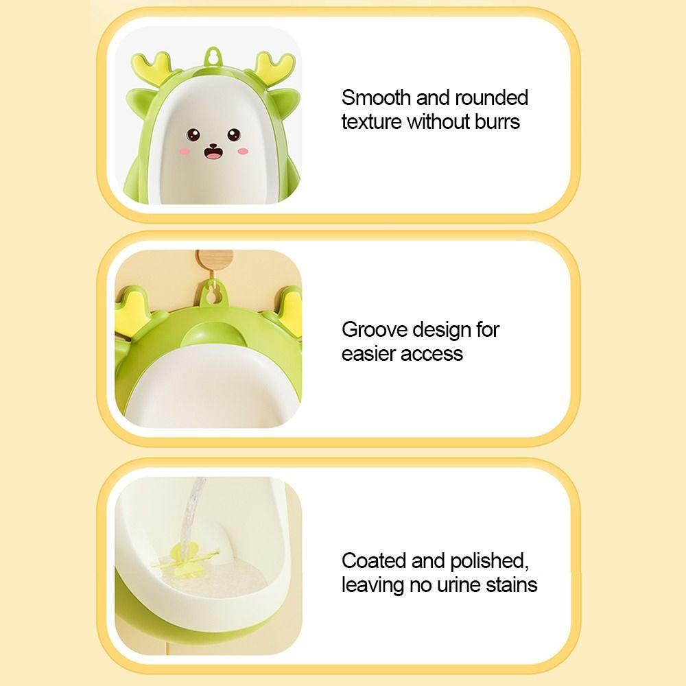 Deepen Potty Training Urinal Wall-Mounted Toddler Urinal New Standing Potty Toilet  for Boys
