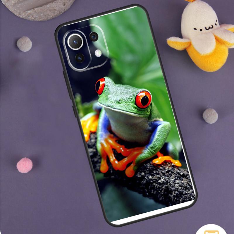 

Чехол с изображением зеленой лягушки для Xiaomi 17 Pro Max 14 15 Ultra 13T 14T 15T POCO F8 Ultra F5 F6 F7 X5 X6 X7 Pro POCO F7