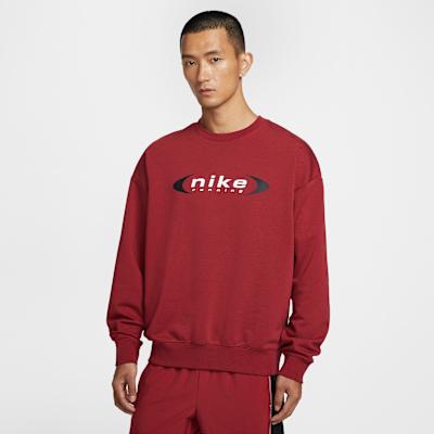 Nike Sweatshirts Men s Red Crew Neck Moderate S
