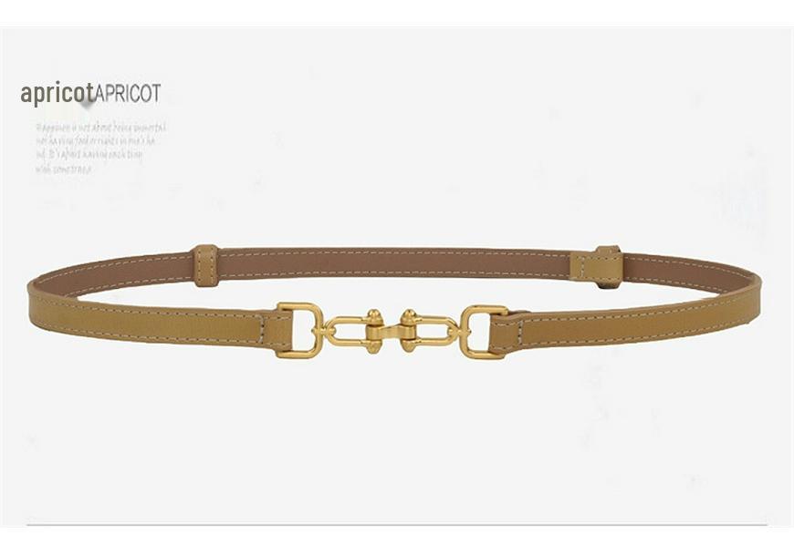 Women's Genuine Leather Retro Skirt Belt - 2023 High-End Design for Sweaters & Outerwear.