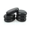 Windfulogo 6-Piece Hot Massage Stone Set, Natural Lava Basalt Spa Massage Hot Warmer Stones, Black, 2.36 x 3.14 in (6x8cm)