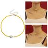 Baroque Simulated Pearls Necklace Short Clavicle Chain Necklace Bohemia Jewelry Dainty Clavicle Chain for Women Girl