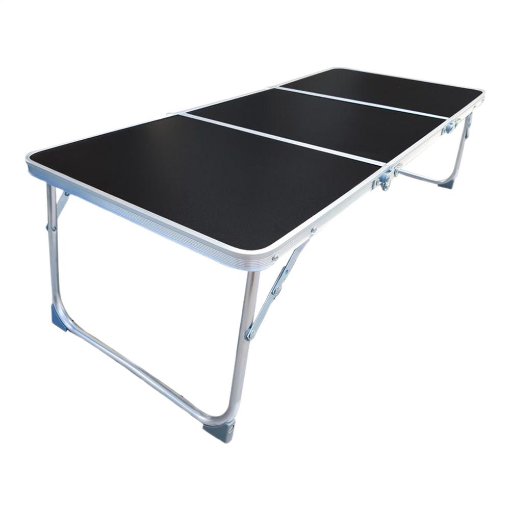 Camping Folding Table Aluminum Alloy Folding Picnic Table Camping Accessory With Handles Outdoor Desk For Lawn Park Patio