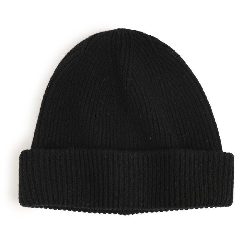 Unisex Korean Style Warm Knit Winter Hat - Fashionable Autumn/Winter Headwear