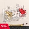 Punch-Free Wall-Mounted Kitchen Rack for Onion, Ginger, and Garlic Storage