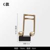Resin Sculpture Simple Gold Note Piano Sculpture Ornament Music instruments Dance studio home bookshelf piano room home decor