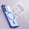 Case for Samsung Galaxy S23 Plus, Electro MagSafe, Navy Blue + Glass Screen Protector