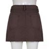 European & American Style Low-Waist Slim Hip Skirt - Autumn Solid Color