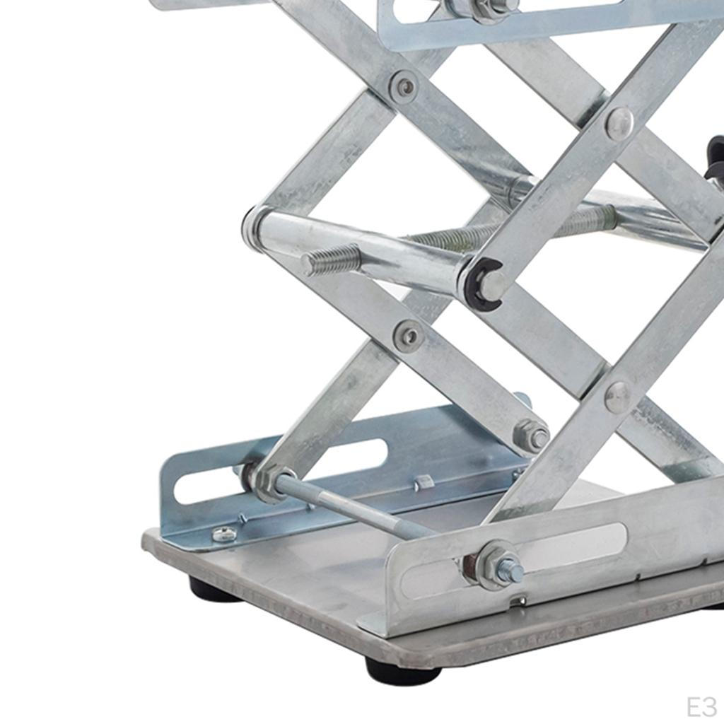 Adjustable Metal RC Car Lift Table Lifting Stand Rack :8 1:10 Truck Repair Parts