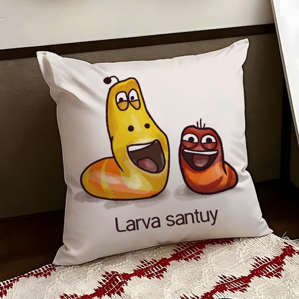 Funny LLarva Cushion Cover Reversible Soft Durable Pillow Cover Home  Car MultiScene Use for Daily Comfort