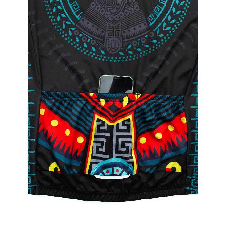 Fato de Ciclismo de Manga Comprida com Design de Zíper Antideslizante para Bicicletas de Montanha e Bicicletas de Estrada, Roupa Absorvente de Suor e de Secagem Rápida