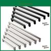 Light Luxury Stainless Steel Cabinet Pulls With Brushed Texture For Modern Living Spaces