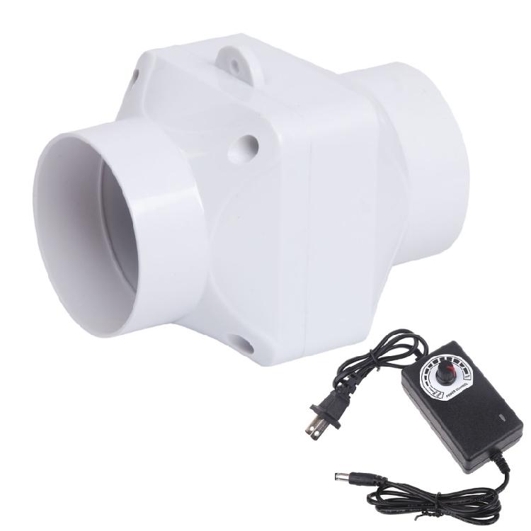 

75mm PVC Fan Pipeline Exhaust Fan Inlines Air Blowers for Kitchen Bathroom Factory