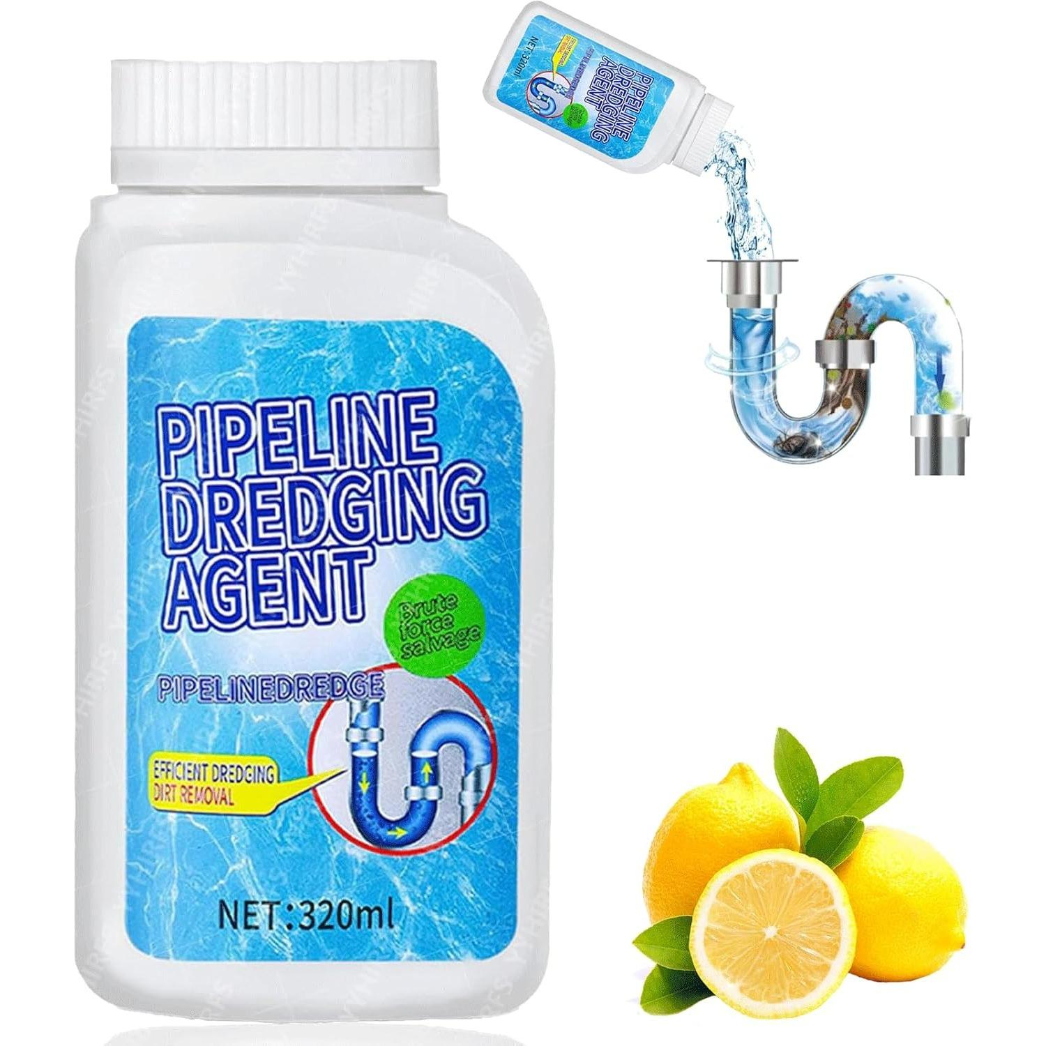 

Средство для прочистки труб, Delighteal Средство для прочистки трубопроводов, Может быстро растворять засоры, Для кухонных и туалетных трубопроводов, Удаление засоров в стоке 1pcs