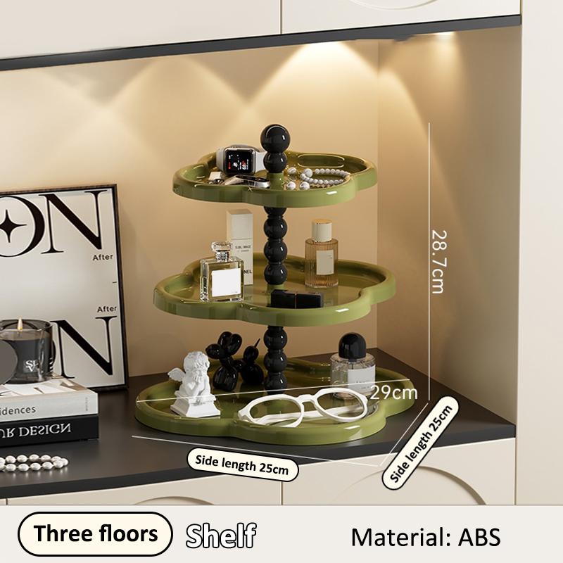 Multifunkční stolní úložný box Kosmetický organizér Polička Kreativní květiny Držák na klíče Domácí dekorace Zásobník na sladkosti a drobnosti