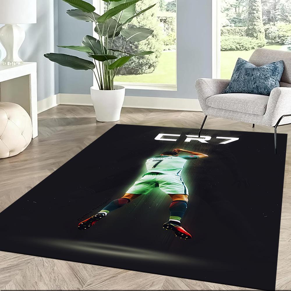 Cristiano Ronaldo Area Rug Perfect For Entryway Game Room Outdoor Study Room Antislip Carpet Office Home Decor Perfect Birthdaychristmas Gift Idea
