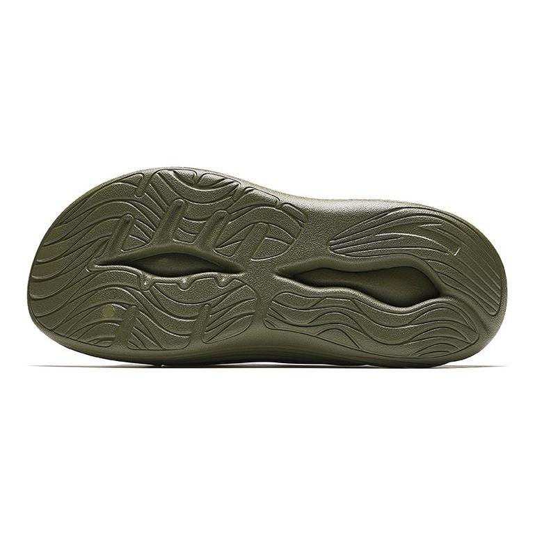 Anta Versatile Casual Trendy Comfortable Shock Absorbing Non-Slip Odor Resistant Slide Sandals Men Footwear Green 112538528-5