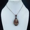 Sunstone 999 Copper Wire Wrapped Pendant, Handmade Gemstone Pendant Jewelry, Gifts For Wife Brand New Pendant