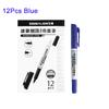 6/12Pc Box High Quality Waterproof Permanent Marker Pen Dual Tip 0.5/1.0MM Quick Dry Art Marker Student School Office Stationery
