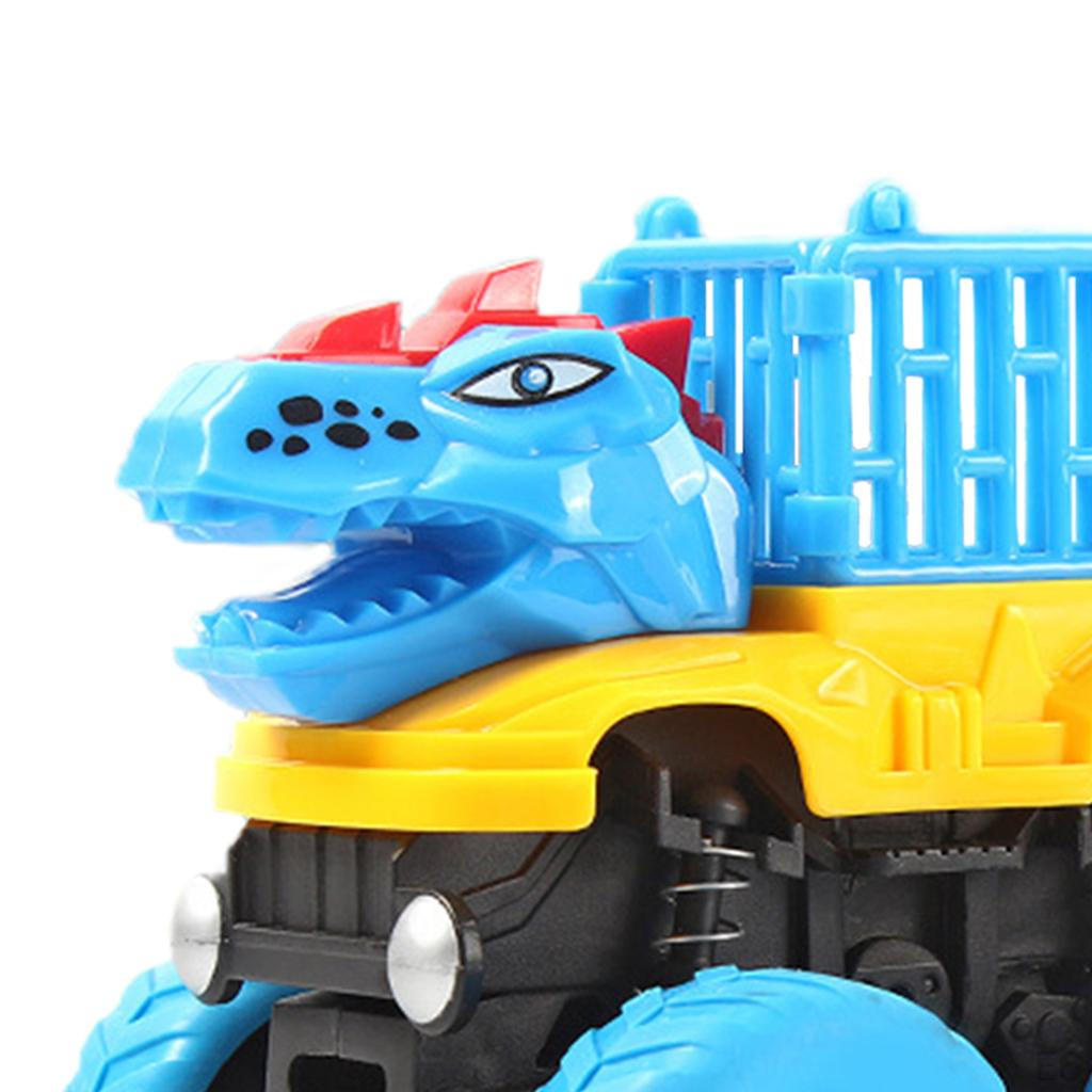 Baby Dinosaur Truck Carrier, Early Educational Toys Vehicles Toy Cars Playset for Unisex