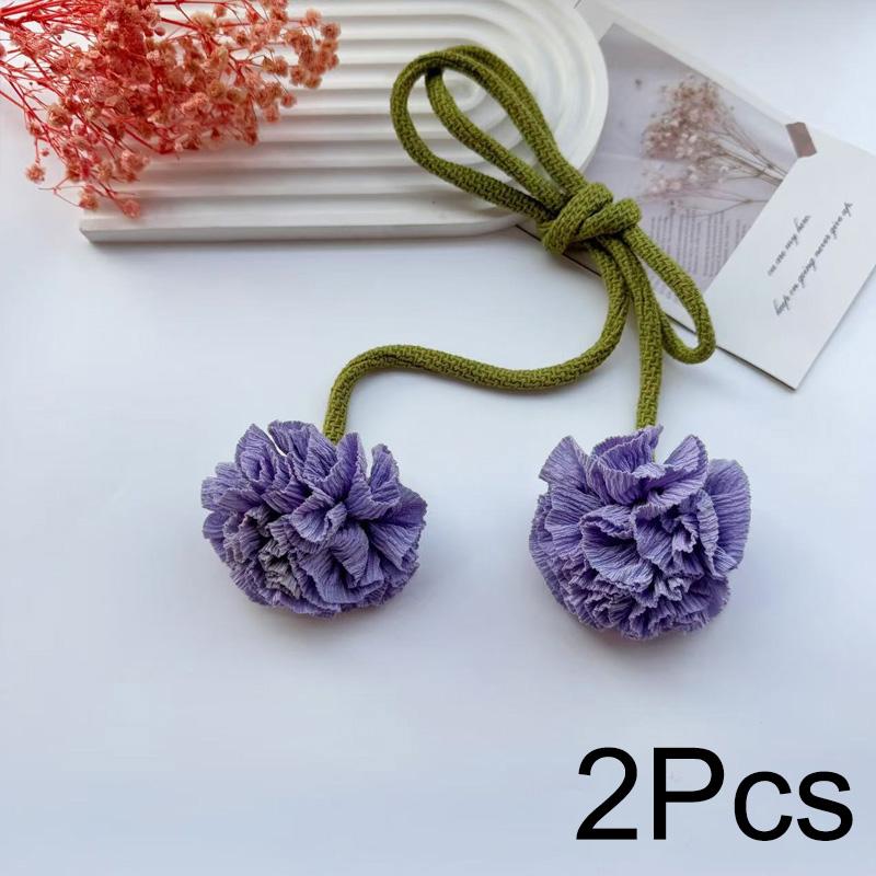 

1 шт. Галстуки для дома, подхваты для штор из ткани, офисные подхваты для штор с гвоздиками, цветочные узоры, подхваты для штор, оконные аксессуары, многоцветные 2Pcs