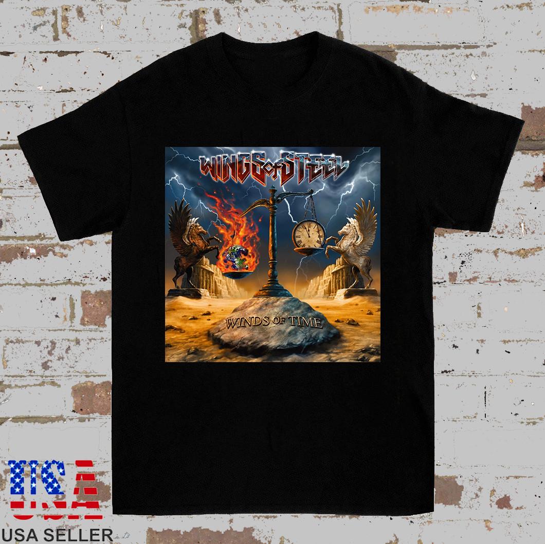 Wings of Steel band Winds of Time T Shirt Size S-5XL XXL